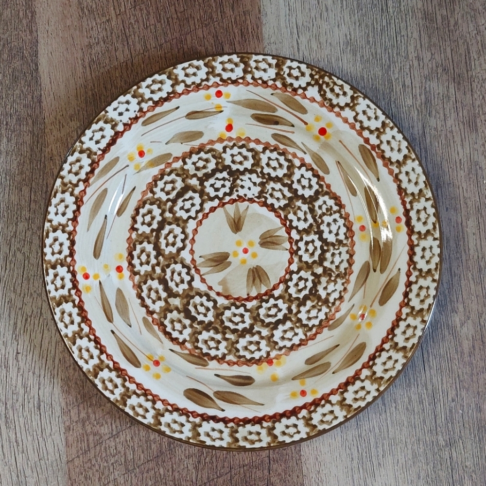 Temptations By Tara Old World Brown 8" Salad Plate (1)